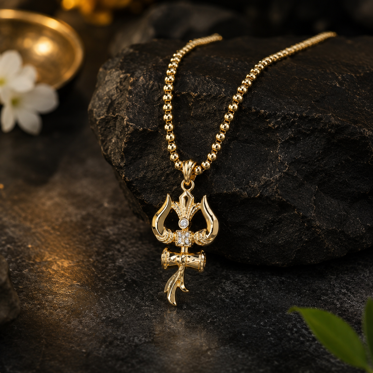 Om Trishul Pendant