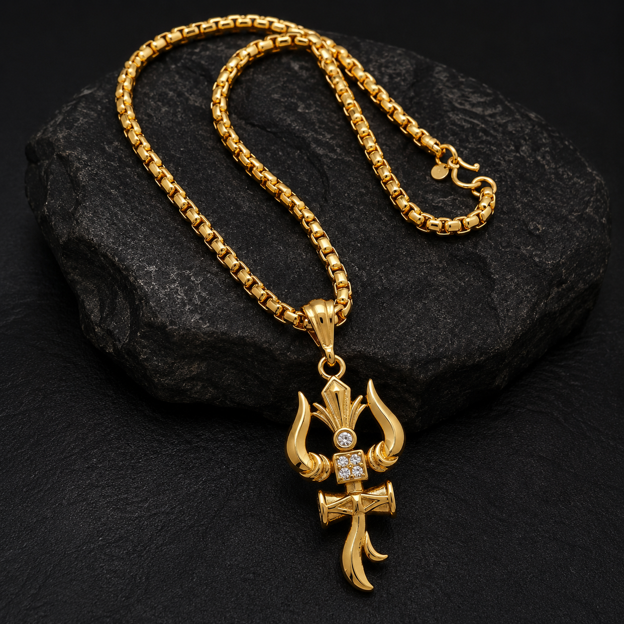 Om Trishul Pendant