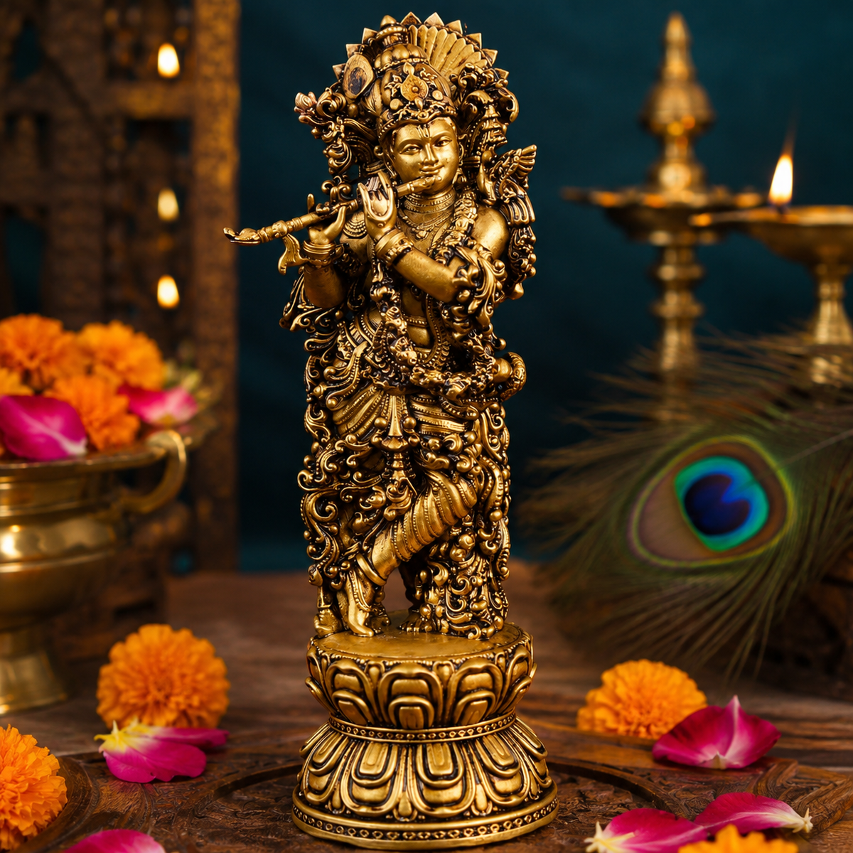 Shree Krishna Car Idol